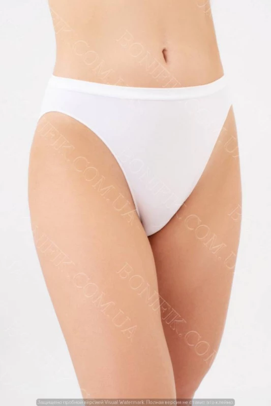 Женские слип трусы белого цвета Hi-Leg Briefs, Кривий Ріг — 3/4