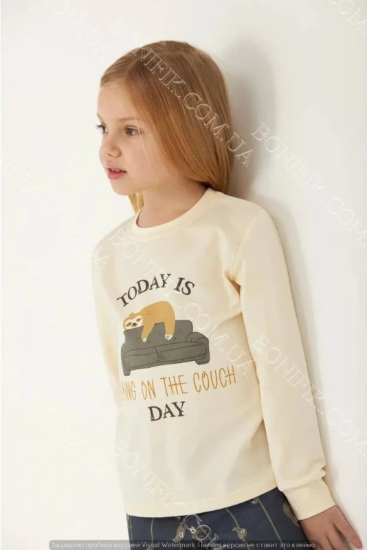 Комплект детской пижамы для девочек Couch Day (арт. CDP 0681/01/01), Кривой Рог — 2/3