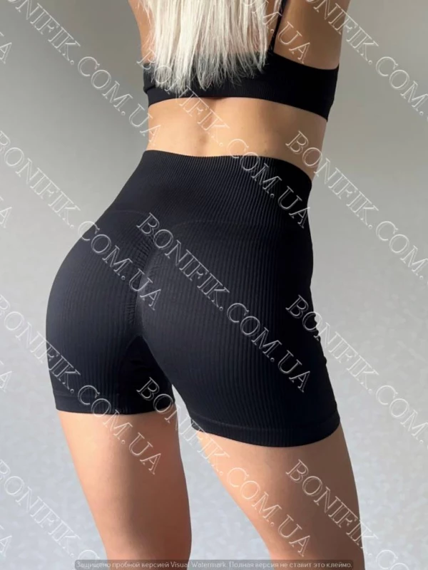 Женские бесшовные шорты с пуш-ап эффектом Shorts Rib Shape, Кривой Рог — 4/5