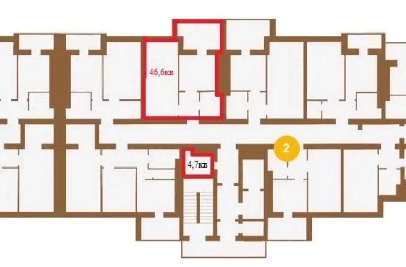 Квартира 1-кімн. продаж Софіївська Борщагівка – 16 м², Софіївська Борщагівка — 2/15