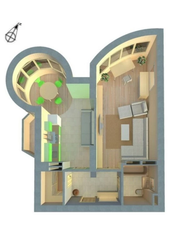 Квартира 2-кімн. продаж Київ, Днепровский – 40 м²
