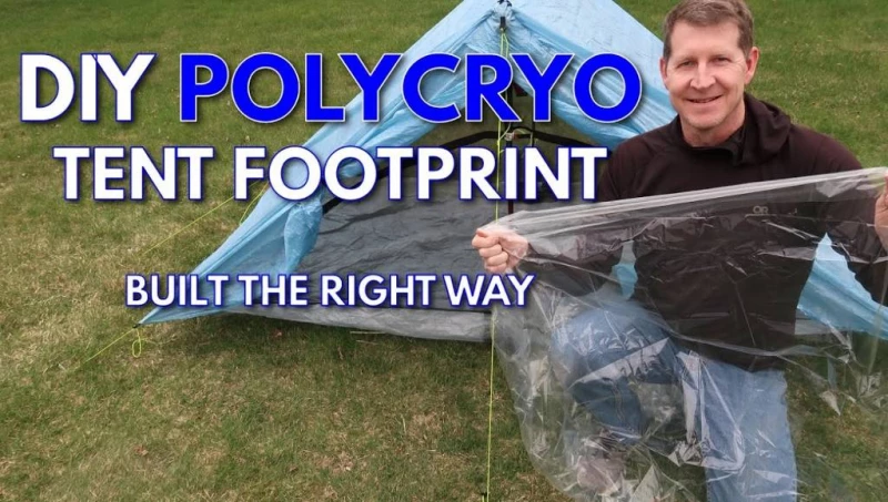 Поликро (Polycro) 3х2м - ультралегкий тент, футпринт, пончо, защита экипировки