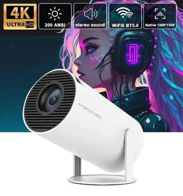 Мультимедійний портативний міні-проектор Magcubic HY300 Android 12 з підтримкою Wi-Fi Bluetooth 4K UHD, Хмельницкий