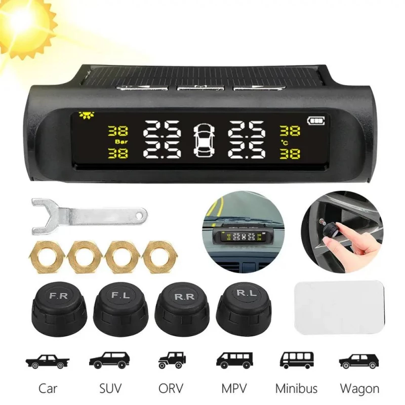 Система контролю тиску в шинах TPMS SOLAR 7582, Хмельницький