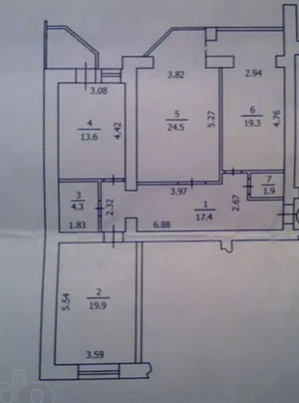 Квартира 3-кімн. продаж Київ, Голосеевский – 102 м², Київ — 9/9