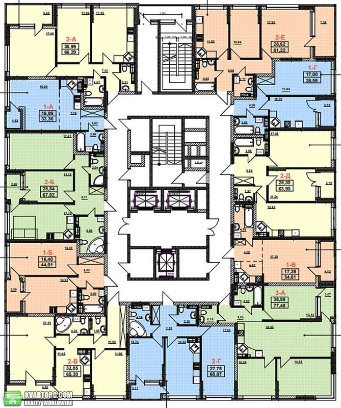 Квартира 2-кімн. продаж Київ, Дарницкий – 28 м², Київ — 3/5