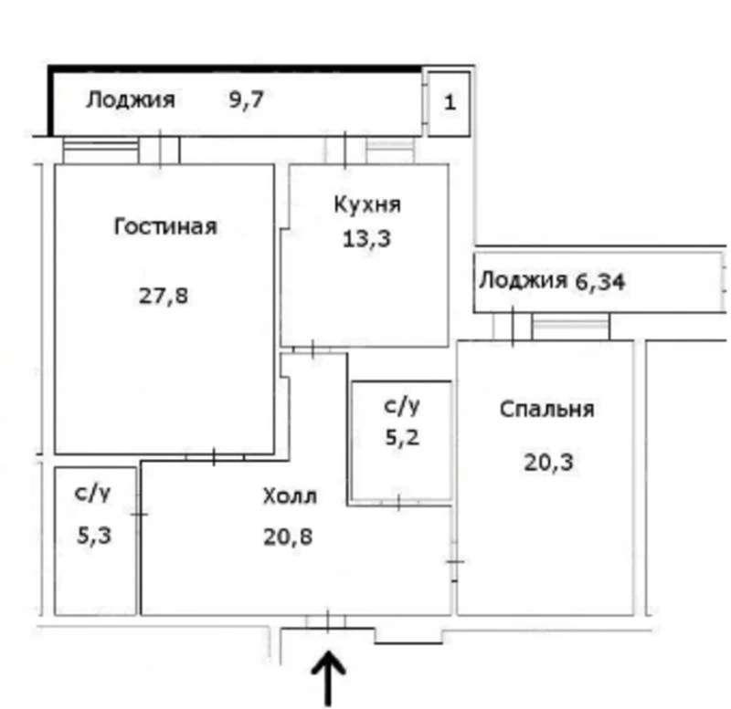 Квартира 2-кімн. продаж Київ, Дарницкий – 48 м², Київ — 2/8
