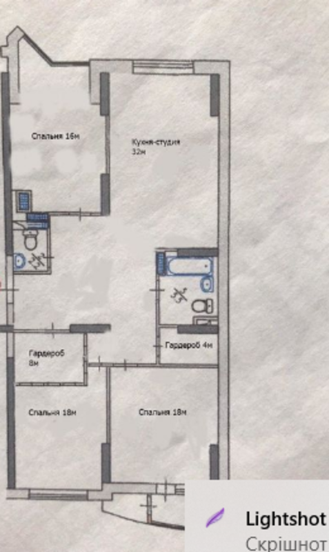 Квартира 4-кімн. продаж Київ, Дарницкий – 52 м², Київ — 9/9