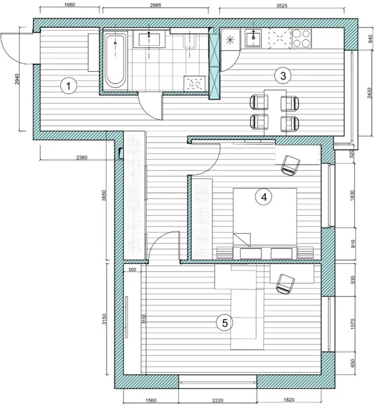 Квартира 2-кімн. продаж Київ, Дарницкий – 30 м², Киев — 5/5
