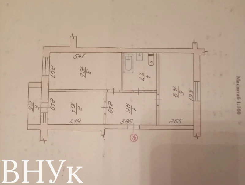 Квартира 2-кімн. продаж Луцьк, Теремно – 26.6 м², Луцк — 15/15