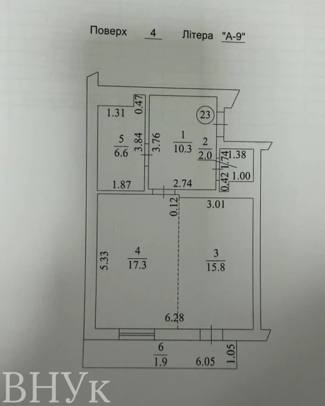 Квартира 1-кімн. продаж Ужгород, Новый – 16 м², Ужгород — 7/7