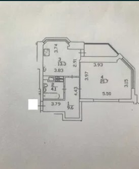 Квартира 1-кімн. продаж Київ, Дарницький – 53 м², Київ — 13/14