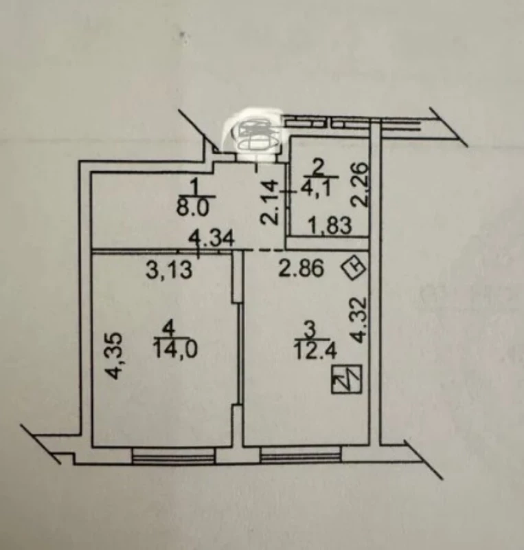 Квартира 1-кімн. продаж Київ, Дарницький – 40 м², Київ — 10/11