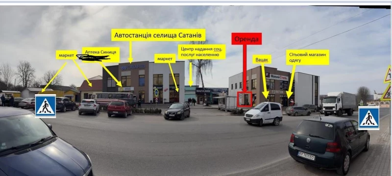 Комерційна нерухомість – 90 м², Сатанів — 2/4