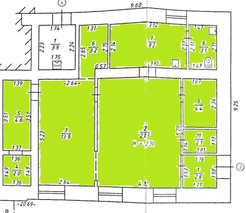 Комерційна нерухомість – 60 м², Диканька — 4/4