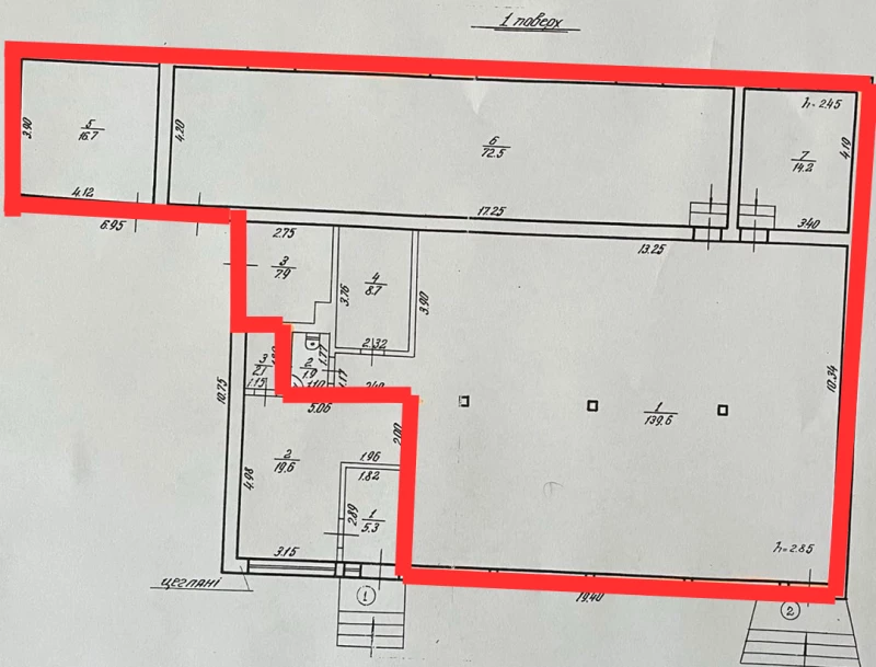 Комерційна нерухомість – 240 м², Радехов — 7/7