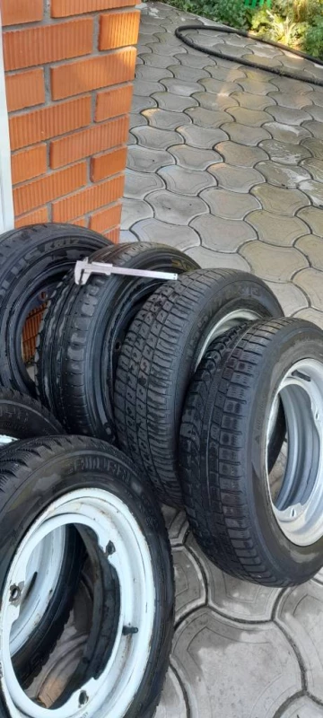 0634845733 продам колеса Славута Таврія 3шт комплекта, шипована ,зима, літо., Дніпровське — 5/5