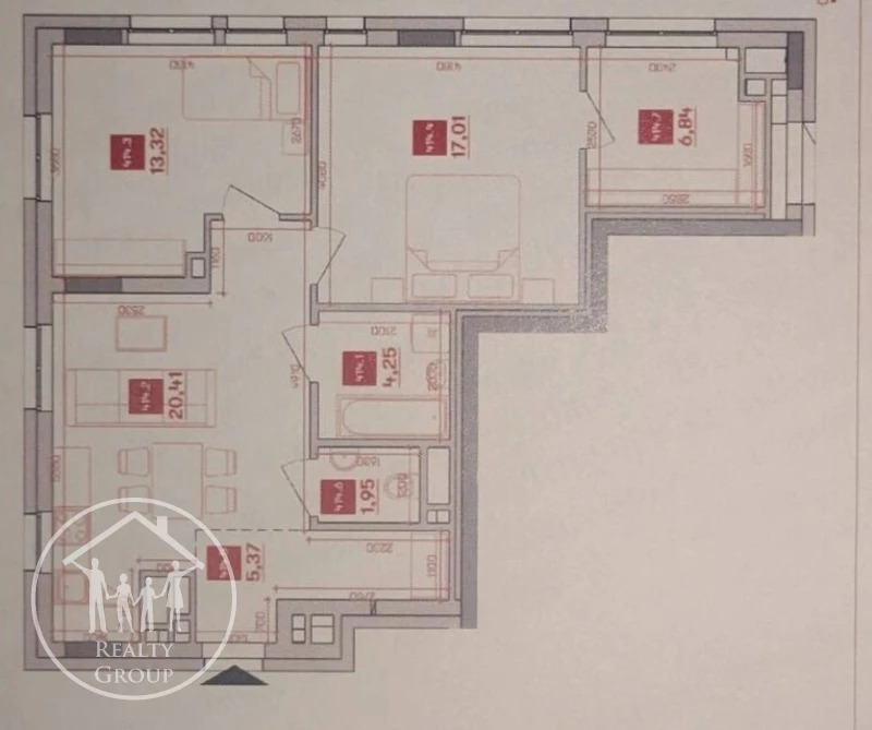 Квартира 2-кімн. продаж Львів – 48 м², Львів — 6/6