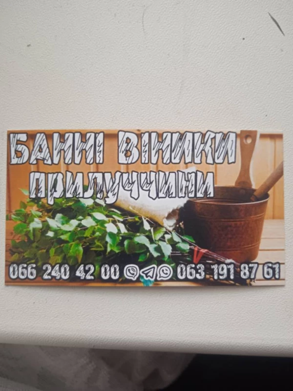 Банниє віникі дуба канадського, береза, Прилуки — 4/4