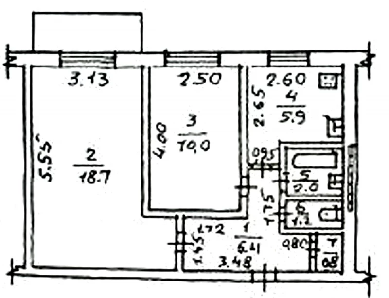 Квартира 2-кімн. продаж Одеса, Киевский – 29 м², Одеса — 5/13