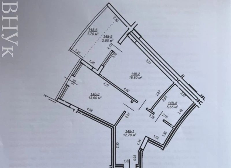 Квартира 1-кімн. продаж Ужгород, Новый – 53 м², Ужгород — 10/14