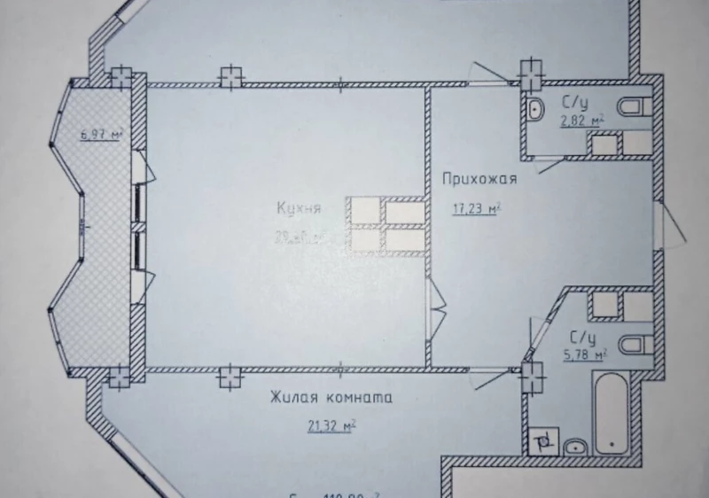 Квартира 3-кімн. продаж Одеса, Киевский – 85 м², Одеса — 3/10
