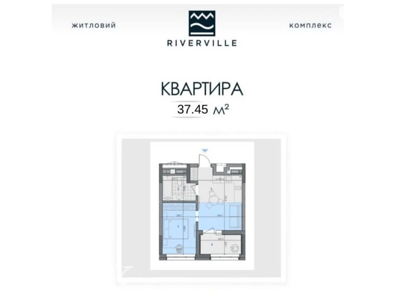 Квартира 1-кімн. продаж Ужгород, Боздошь – 18 м², Ужгород — 2/8