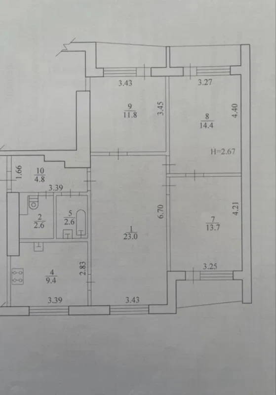 Квартира 1-кімн. продаж Харків, Индустриальный – 84 м², Харьков — 13/13