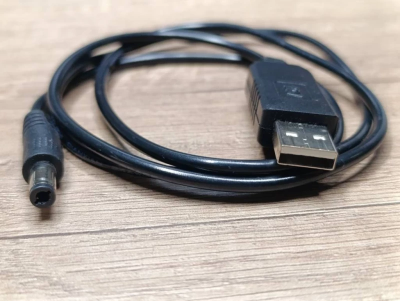 Кабель живлення роутера від павербанка USB → DC 12V, Дніпро — 3/3