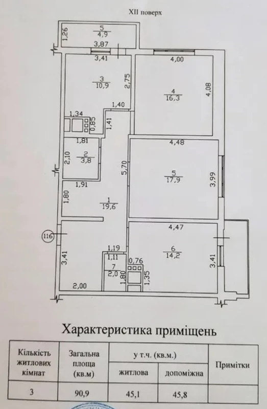 Квартира 3-кімн. продаж Одеса, Приморский – 91 м², Одеса — 2/10