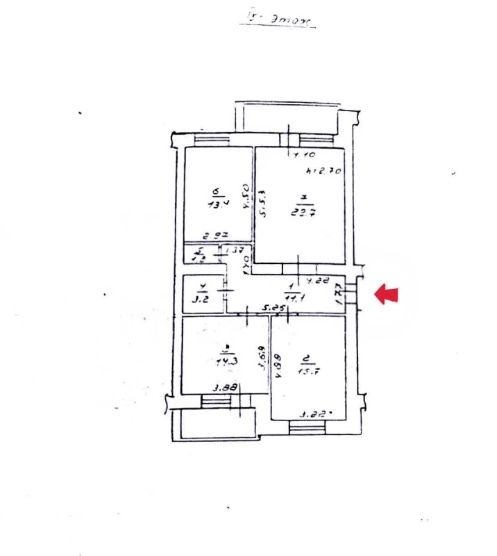 Квартира 3-кімн. продаж Одеса, Приморський – 53 м², Одесса — 9/12