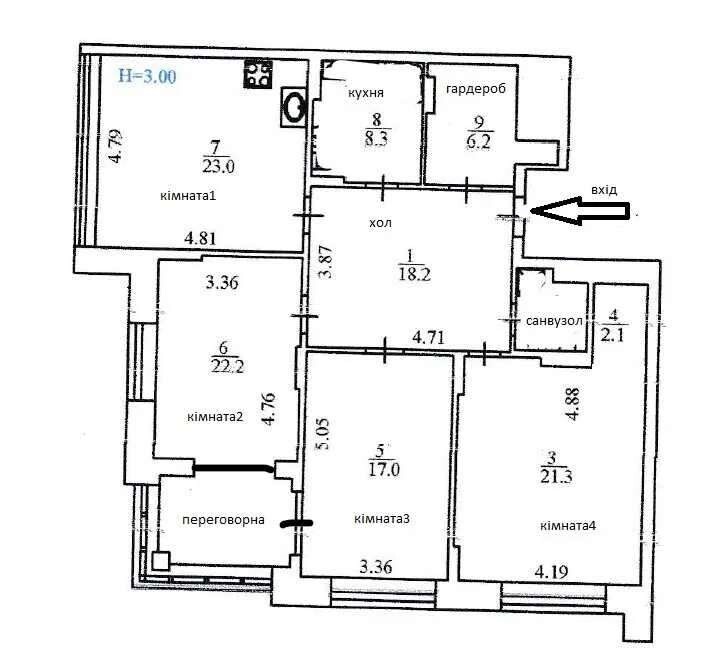 Комерційна нерухомість – 122 м², Київ — 3/10