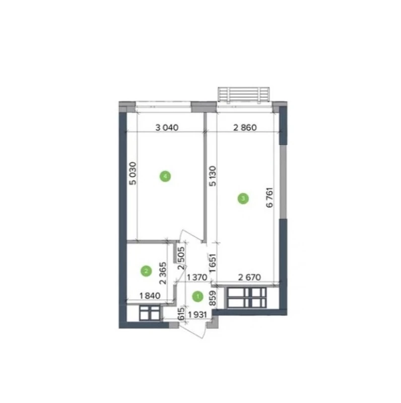 Квартира 1-кімн. продаж Київ, Голосеевский – 18 м², Київ — 2/2