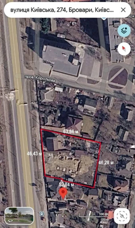 Продаж фасадних земельних ділянок у центрі Броварів, Бровари — 3/3