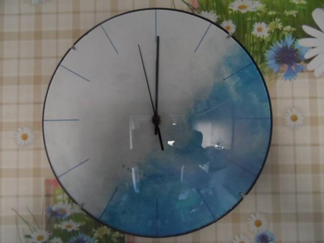 Часы настенные кварцевые Blue and white
