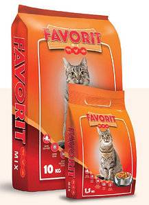 Корм для котів Фаворіт Favorit (Польща) Якісне харчування для ваших домашніх тварин