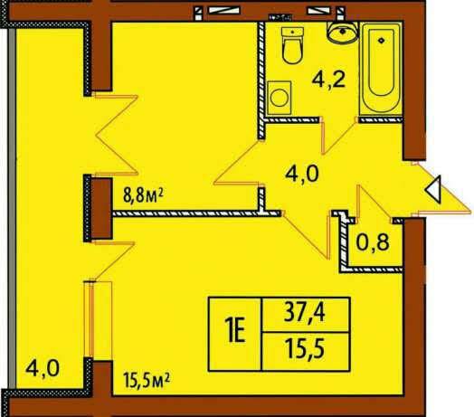 Продам однокомнатную квартиру Софиевская Борщаговка ул,Шалимова,86,кв,39