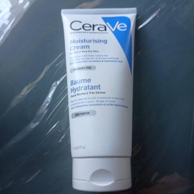 Зволожувальний крем CeraVe для сухої та дуже сухої шкіри обличчя і тіла 177 мл