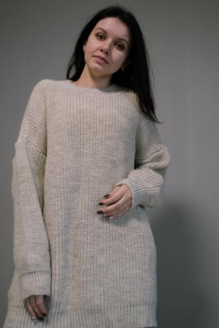 Теплий светр-плаття