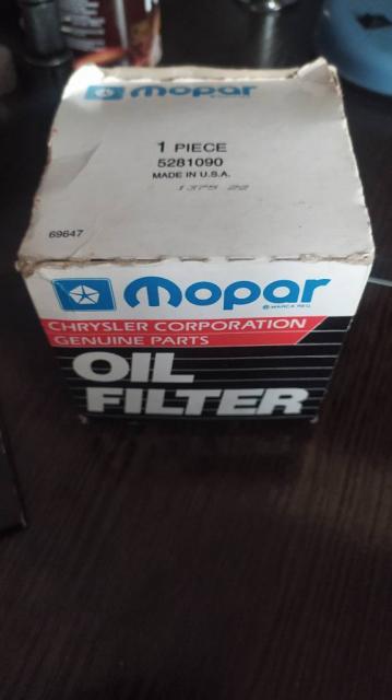 Масляный фильтр Mopar