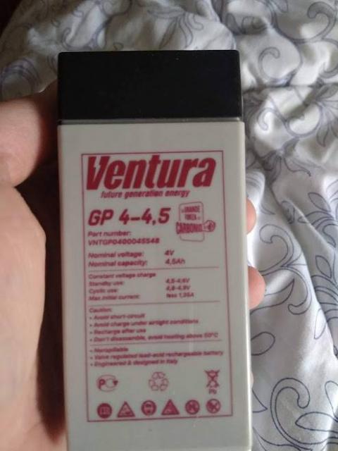 Батарея Ventura GP 4-4,5 1,35A. Europower EP6-4,5F1 (6V 4,5Ah) УПС ВЕСЫ