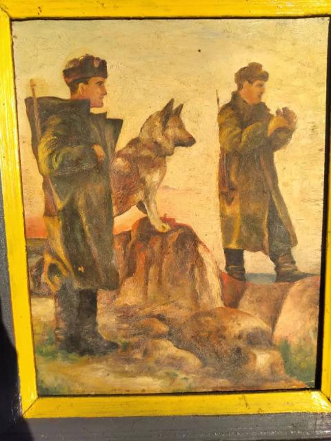Картина Охотник з собакою