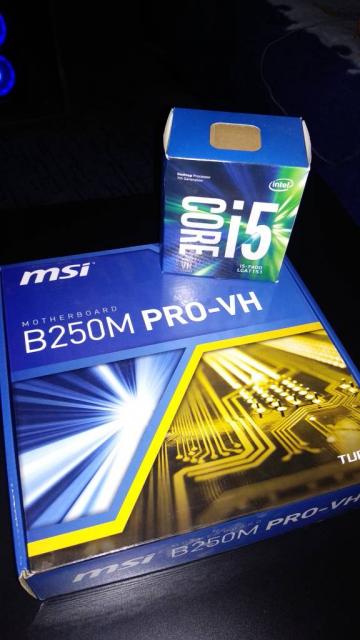 Комплект ПК Intel i5-7400 + MSI B250 PRO-VH + Охлаждение процессора