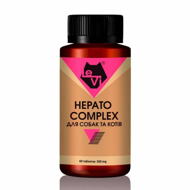 Гепато Комплекс для собак та котів LeVi 500 mg 60 таблеток