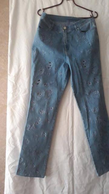 Шикарні джинси принт вишивка нові lafel-nier