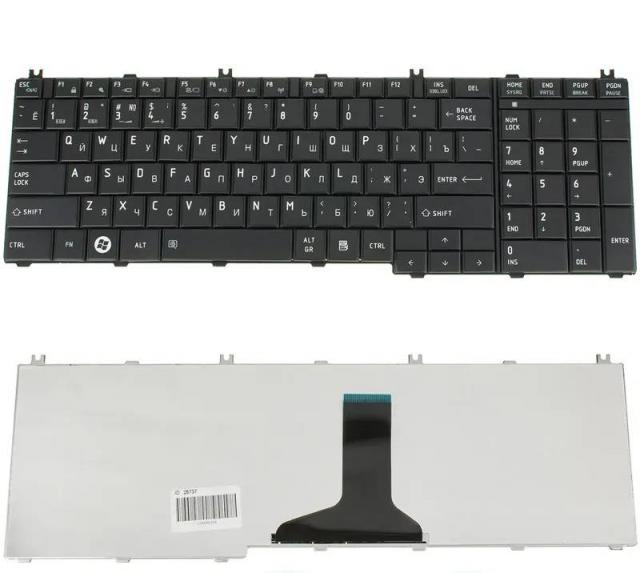 Клавіатура TOSHIBA Satellite C650 TOSHIBA C650D C655 C655D C660 C660D C670 C675 L650 L650D L655 L655D L670
