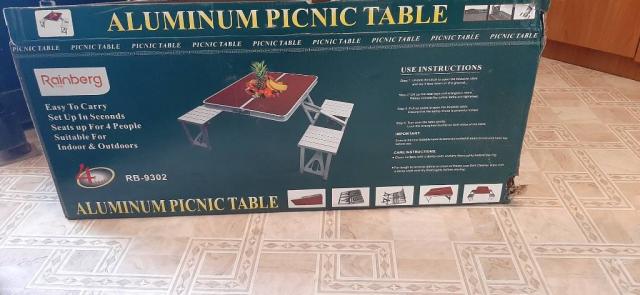 Раскладной столик для двора, пикника