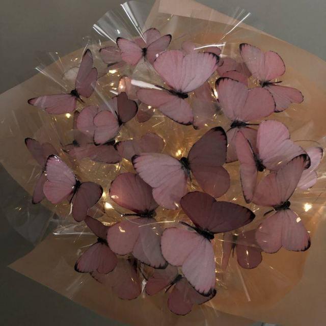 Букеты с бабочек с подсветкой