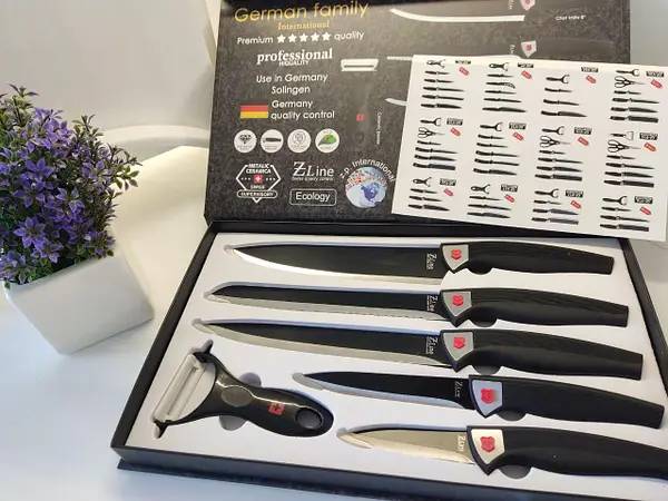 Набор кухонных ножей из 5 штук GERMAN FAMILY GF-24