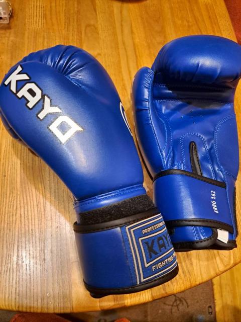 Продам Боксерські рукавиці нові 8 розмір сині